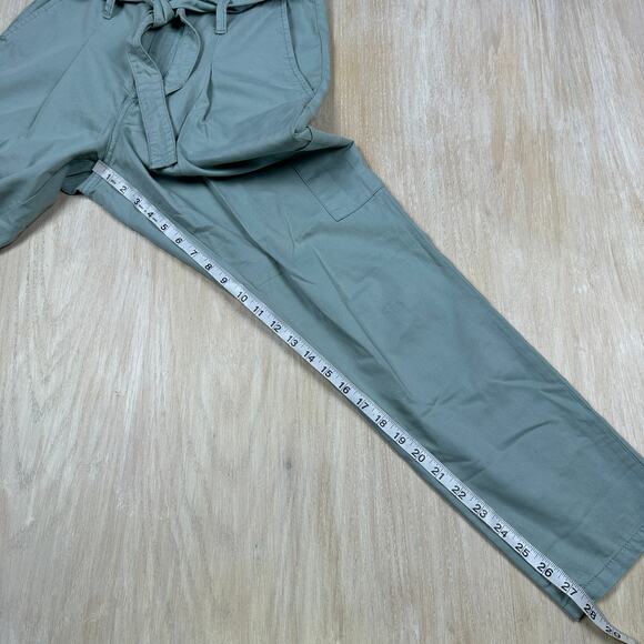 Sam Edelman Seafoam Utility Trouser Belted Coastal High Rise Casual Pants 29 - Picture 8 of 14